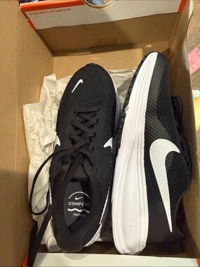 Nike Black & White  Nike revolution Running Shoes